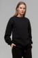  Black Sweatshirt Woman XS-38-40-Woman-(Женский)    Женский черный свитшот с начесом утепленный 