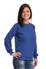 Женский ярко синий свитшот (василек) летний купить с доставкой