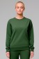 sweatshirt summer thin 220 S-40-42-Woman-(Женский)    Тонкий женский темно-зеленый(хаки) свитшот летний 230гр/м2 
