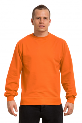Мужской оранжевый свитшот летний 220гр/м2