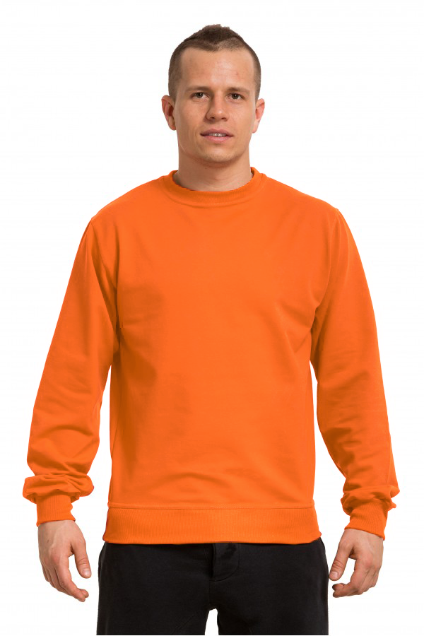  Man orange summer sweatshirt L-50-Unisex-(Мужской)    Мужской оранжевый свитшот летний 220гр/м2 