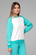 свитшот реглан женский молочный