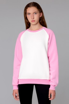 Свитшот с начесом пошив под заказ оптом на фабрике в Москве из качественного турецкого футера с начесом плотностью 320-330 гр/м