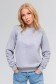  Woman Gray color sweatshirt reglan 300 M-42-44-Woman-(Женский)    Женский серый меланж свитшот с рукавом реглан петельный (демисезон) 