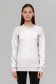  Woman White sweatshirt reglan 300 M-42-44-Woman-(Женский)    Женский белый свитшот с рукавом реглан петельный (демисезон) 