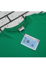 Свитшот оверсайз диагональ зеленый аквамарин Ampir   Магазин Толстовок Cвитшот оверсайз из серии Ampir