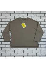 Свитшот оверсайз диагональ Ampir цвет какао   Магазин Толстовок Cвитшот оверсайз из серии Ampir