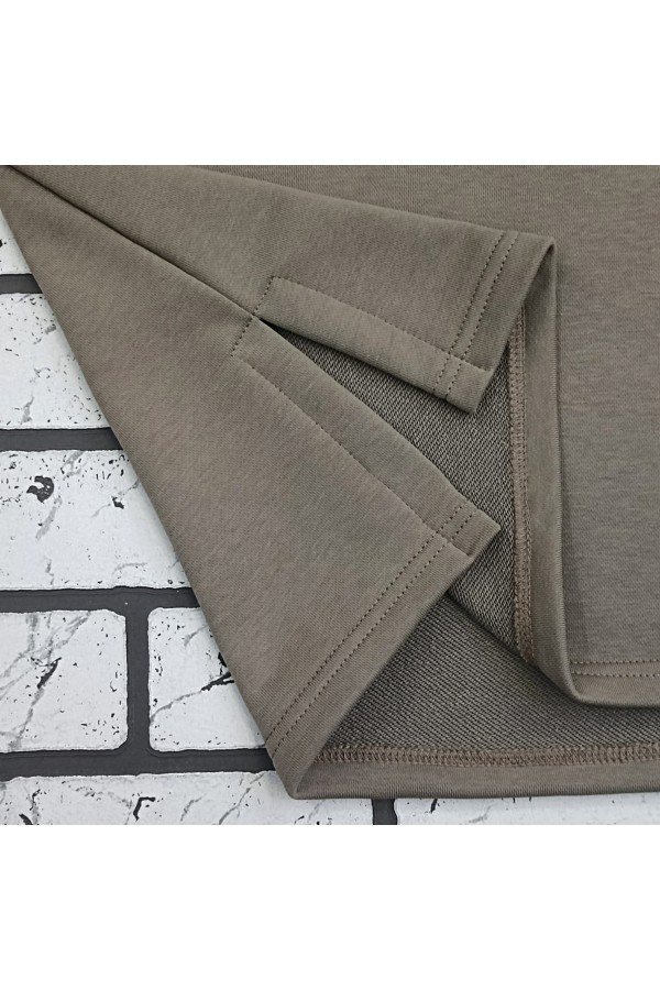 Свитшот оверсайз диагональ Ampir цвет какао   Магазин Толстовок Cвитшот оверсайз из серии Ampir