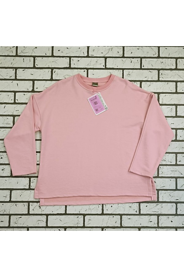 Свитшот оверсайз диагональ розовый Ampir   Магазин Толстовок Cвитшот оверсайз из серии Ampir