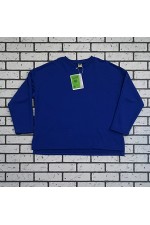 Свитшот оверсайз диагональ васильковый синий Ampir   Магазин Толстовок Cвитшот оверсайз из серии Ampir