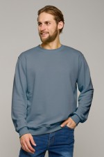  Baikal classic sweatshirt man dg XS-44-Unisex-(Мужской)    Мужской свитшот цвет байкал классический без начеса петельный 320гр/м2 
