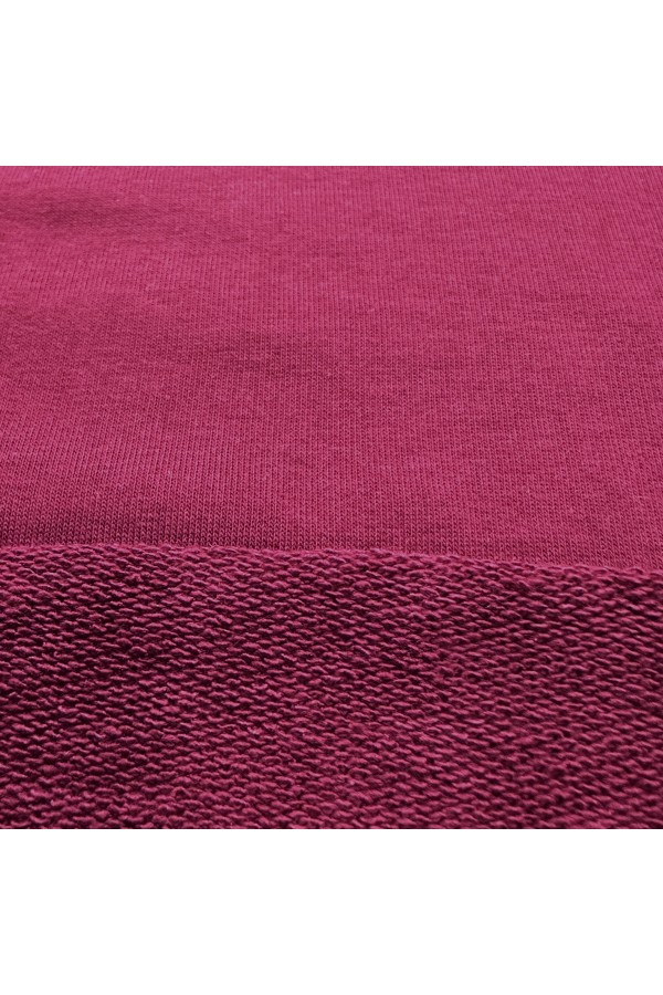 Женский бордовый свитшот спортивный классический без начеса петельный 320гр/м2   Магазин Толстовок Свитшоты классические петельные женские 320 гр/м 