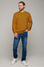 мужской кэмэл свитшот без начеса футер 3-нитка 320 гр, мерч, брендирование, печать