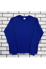 Женский свитшот спортивный васильковый деми-сезонный без начеса петельный 320гр/м2   Магазин Толстовок Свитшоты классические петельные женские 320 гр/м 