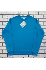 Мужской бирюзовый свитшот классический без начеса петельный 320гр/м2   Магазин Толстовок Свитшоты классические петельные мужские 320 гр/м 