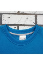 Мужской бирюзовый свитшот классический без начеса петельный 320гр/м2   Магазин Толстовок Свитшоты классические петельные мужские 320 гр/м 