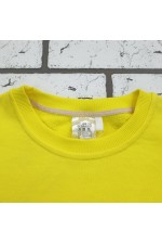 Мужской желтый свитшот классический без начеса петельный 320гр/м2   Магазин Толстовок Свитшоты классические петельные мужские 320 гр/м 