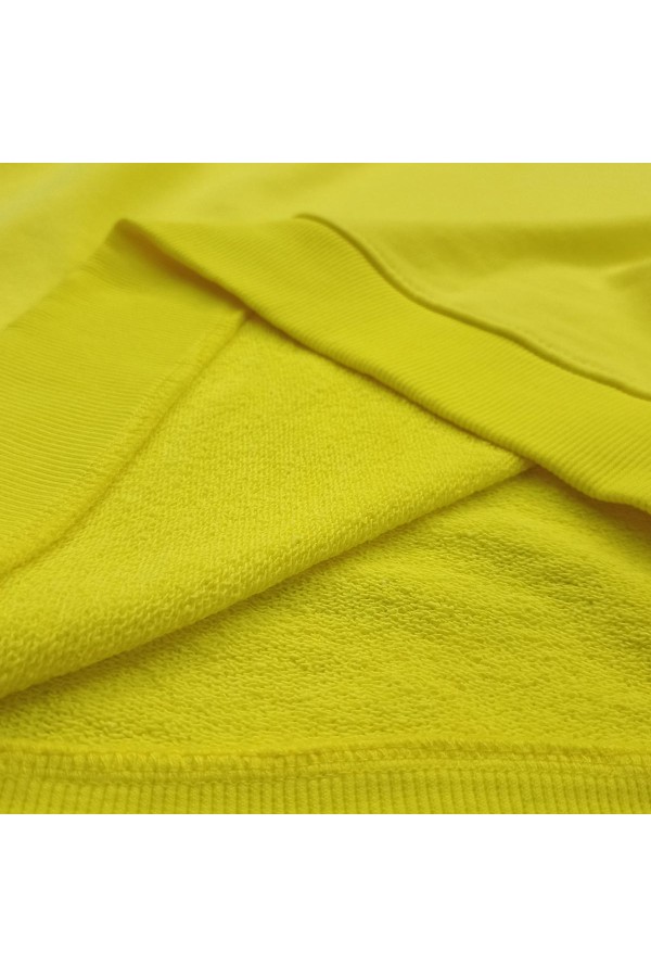 Мужской желтый свитшот классический без начеса петельный 320гр/м2   Магазин Толстовок Свитшоты классические петельные мужские 320 гр/м 