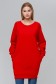 Женский удлиненный красный свитшот   Магазин Толстовок Удлиненные свитшоты для девочек подростков