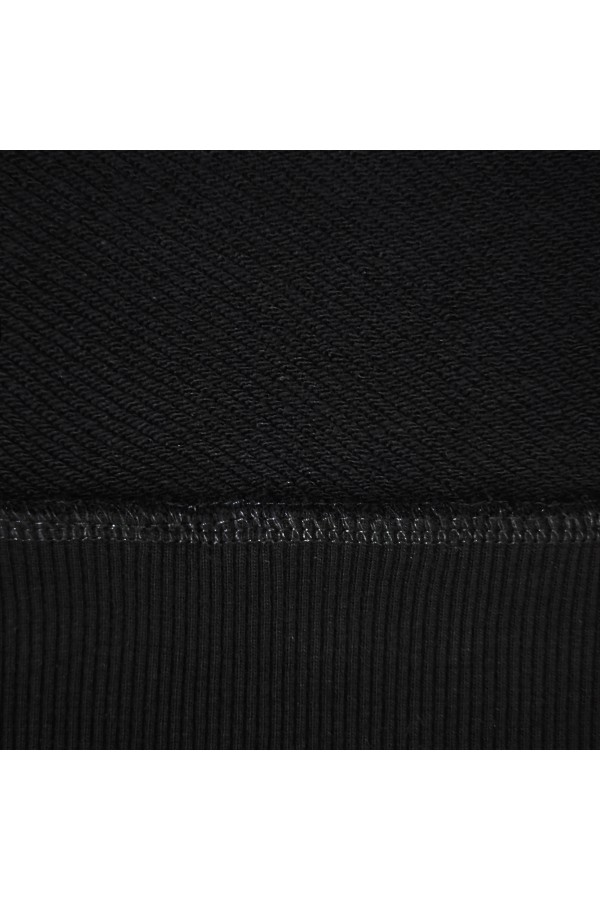 Свитшот оверсайз черный без начеса петельный   Магазин Толстовок Свитшот оверсайз петельный UNISEX