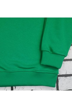 Свитшот оверсайз мужской плотный без начеса цвет аквамарин