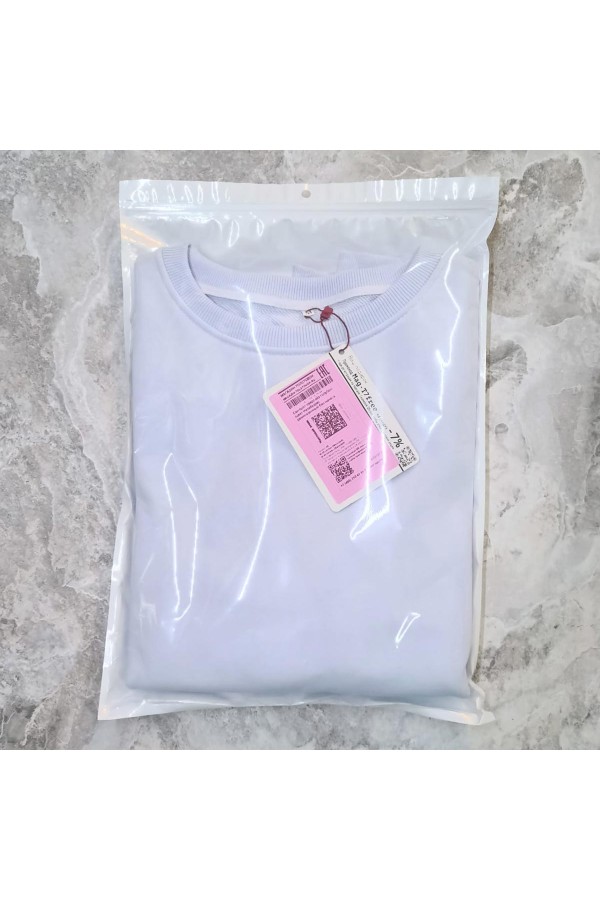 Свитшот оверсайз мужской плотный без начеса небесно-голубой   Магазин Толстовок Свитшот оверсайз петельный UNISEX