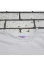 Свитшот оверсайз мужской плотный без начеса белый   Магазин Толстовок Свитшот оверсайз петельный UNISEX