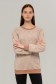  Woman Beige Melange Sweatshirt Raglan M-42-44-Woman-(Женский)    Женский бежевый свитшот с рукавом реглан петельный (демисезон) 