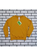 Cвитшот со спущенным плечом горчичный серия Sky-Fly в стиле Летучая Мышь   Магазин Толстовок FlySky - Cвитшоты на лето в стиле летучая мышь