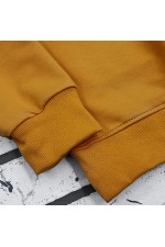 Cвитшот со спущенным плечом горчичный серия Sky-Fly в стиле Летучая Мышь   Магазин Толстовок FlySky - Cвитшоты на лето в стиле летучая мышь