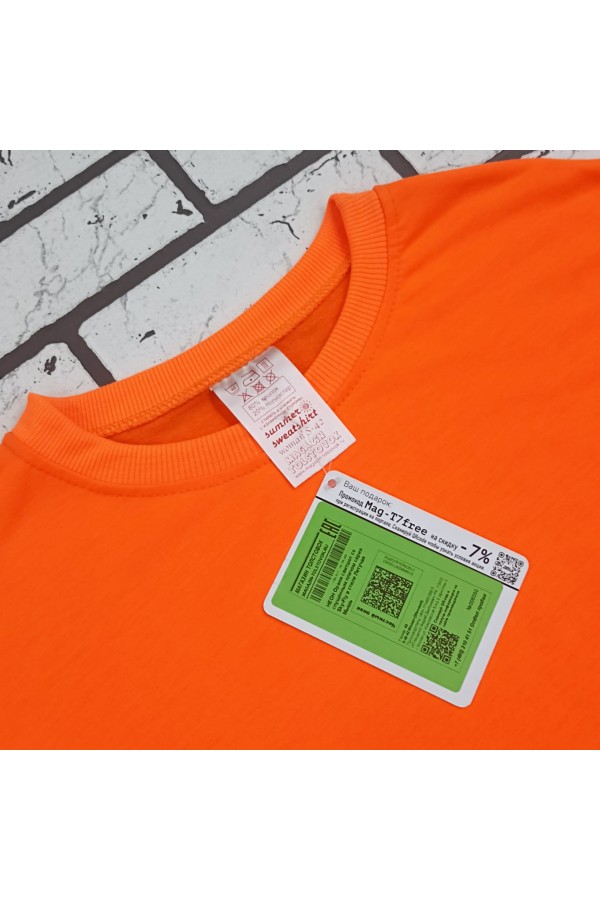 НЕОН Оранжевый свитшот со спущенным плечом серия Sky-Fly в стиле Летучая Мышь   Магазин Толстовок FlySky - Cвитшоты на лето в стиле летучая мышь