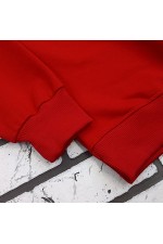 Красный свитшот со спущенным плечом серия Sky-Fly в стиле Летучая Мышь   Магазин Толстовок FlySky - Cвитшоты на лето в стиле летучая мышь