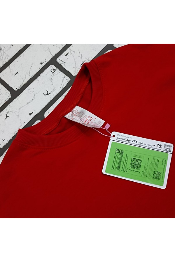 Красный свитшот со спущенным плечом серия Sky-Fly в стиле Летучая Мышь   Магазин Толстовок FlySky - Cвитшоты на лето в стиле летучая мышь