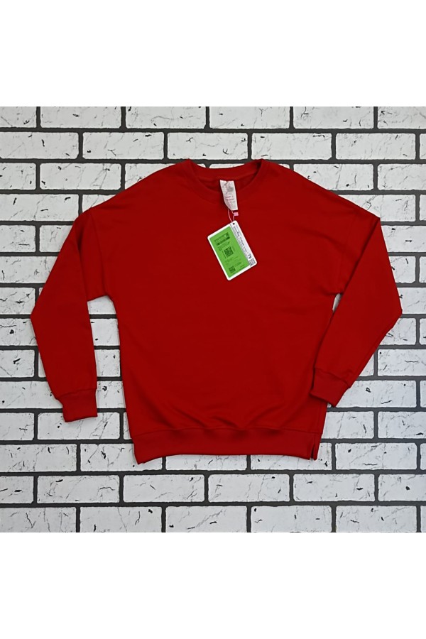 Красный свитшот со спущенным плечом серия Sky-Fly в стиле Летучая Мышь   Магазин Толстовок FlySky - Cвитшоты на лето в стиле летучая мышь