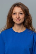 Тонкий женский ярко-синий (васильковый) свитшот летний 240гр/м2   Магазин Толстовок Свитшот летний женский классический (базовый)