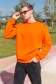  Orange sweatshirt Man Winter 7XL-64-Unisex-(Мужской)    Мужской оранжевый свитшот с начесом утепленный 340гр/м2 ПРЕМИУМ 