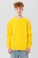  Yellow sweatshirt Man Winter XS-44-Unisex-(Мужской)    Мужской желтый свитшот премиум с начесом утепленный 340гр 