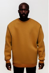 Свитшот Оверсайз кемел мужской утепленный с начесом