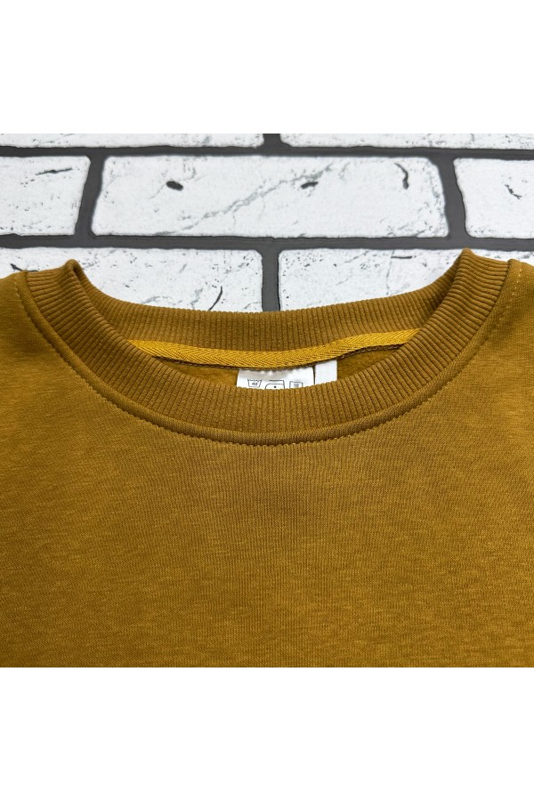 Женские оверсайз свитшоты теплые с начесом Свитшот оверсайз утепленный женский с начесом цвет кемел (ярко-коричневый) 3 Свитшот оверсайз утепленный женский с начесом цвет кемел (ярко-коричневый) Магазин Толстовок Женские оверсайз свитшоты теплые с начесом