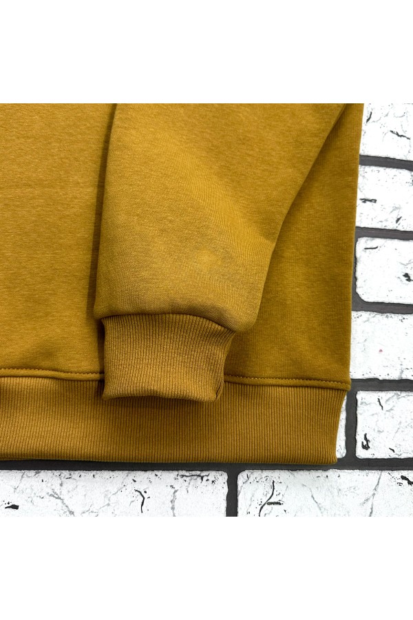 Женские оверсайз свитшоты теплые с начесом Свитшот оверсайз утепленный женский с начесом цвет кемел (ярко-коричневый) 4 Свитшот оверсайз утепленный женский с начесом цвет кемел (ярко-коричневый) Магазин Толстовок Женские оверсайз свитшоты теплые с начесом