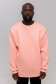  Peachy color sweatshirt OVERSIZE(man) L-50-Unisex-(Мужской)    Персиковый Свитшот Оверсайз  Мужской 