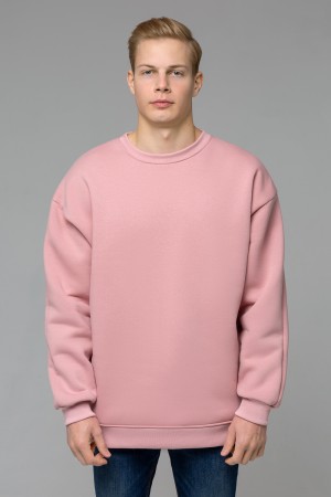 РОЗОВЫЙ СВИТШОТ ОВЕРСАЙЗ Мужской