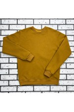 Мужской свитшот с начесом утепленный цвет кэмэл 320гр/м2   Магазин Толстовок Зимние свитшоты с начесом 320 гр/м однотонные МУЖСКИЕ 