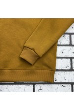 Мужской свитшот с начесом утепленный цвет кэмэл 320гр/м2   Магазин Толстовок Зимние свитшоты с начесом 320 гр/м однотонные МУЖСКИЕ 