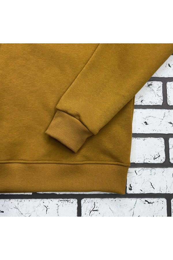 Мужской свитшот с начесом утепленный цвет кэмэл 320гр/м2   Магазин Толстовок Зимние свитшоты с начесом 320 гр/м однотонные МУЖСКИЕ 