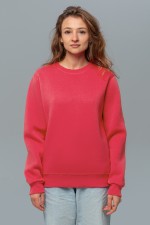  Coral sweatshirt woman winter XS-38-40-Woman-(Женский)    Женский коралловый свитшот с начесом утепленный 