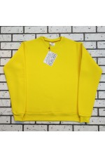 Женский лимонно желтый свитшот с начесом утепленный   Магазин Толстовок Зимние свитшоты с начесом 320 гр/м однотонные ЖЕНСКИЕ