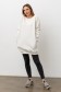  Long Sweatshirt Milk XL-46-48-Woman-(Женский)    Женский удлиненный свитшот молочный 