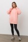  Peachy winter sweatshirt OVERSIZE L-50-Unisex-(Женский)    Персиковый свитшот оверсайз женский с начесом 