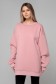  The fading rose color sweatshirt OVERSIZE winter XS-44-Unisex-(Женский)    Пудровый (Пыльная Роза) Свитшот Оверсайз женский с начесом 